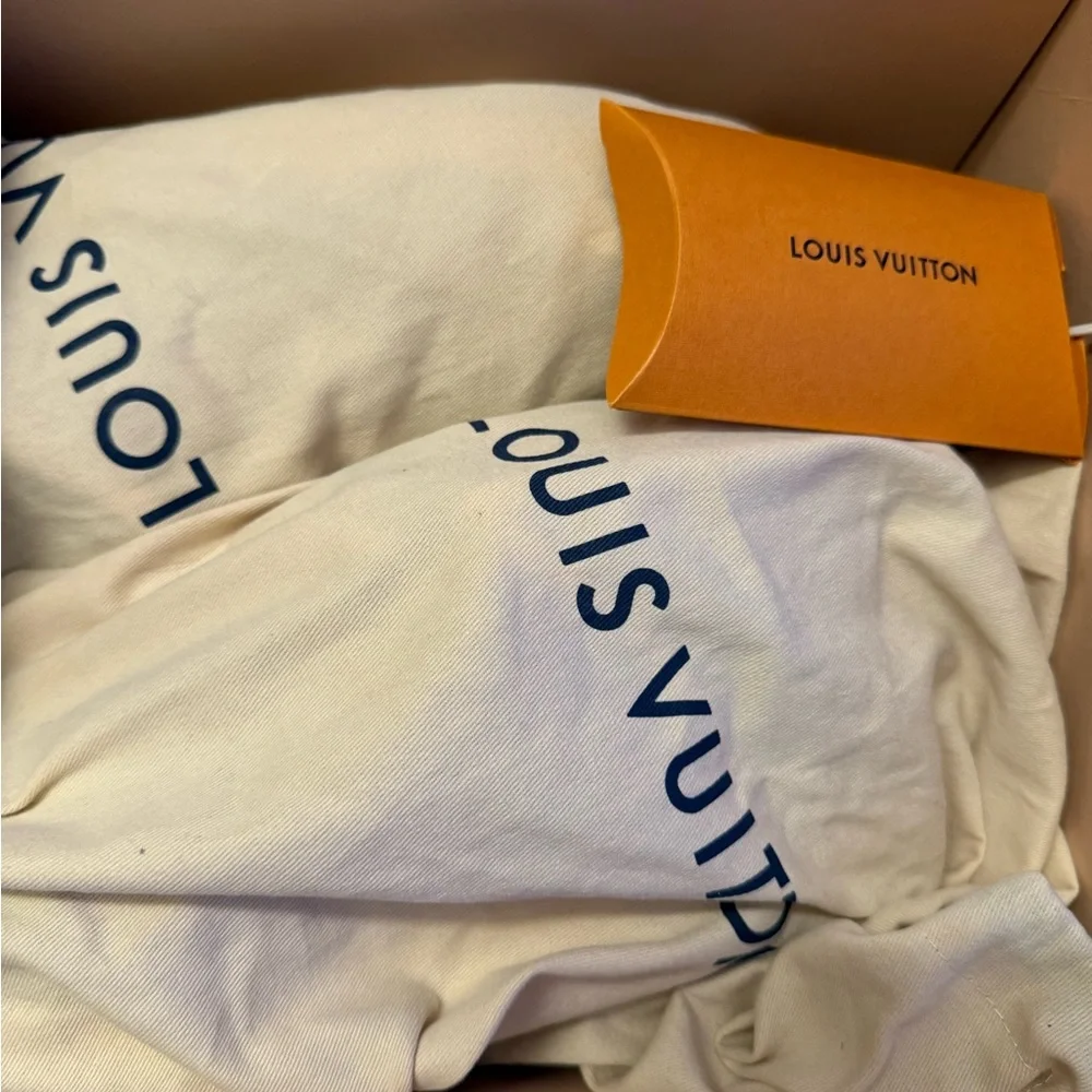 Louis Vuitton Blue Denim Men's Shoes - Picture 10 of 12